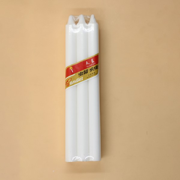 White Pillar Candle